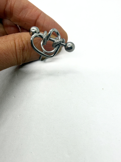 Bague LIEBE*1 (argenté)