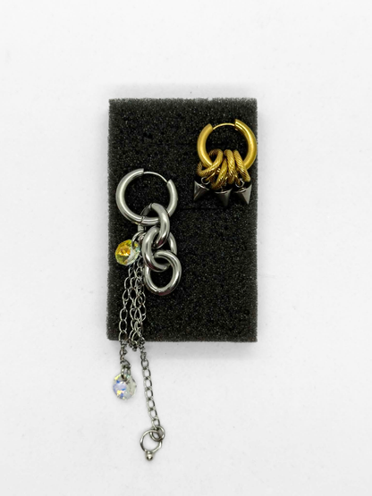 Set de boucles Punky*3