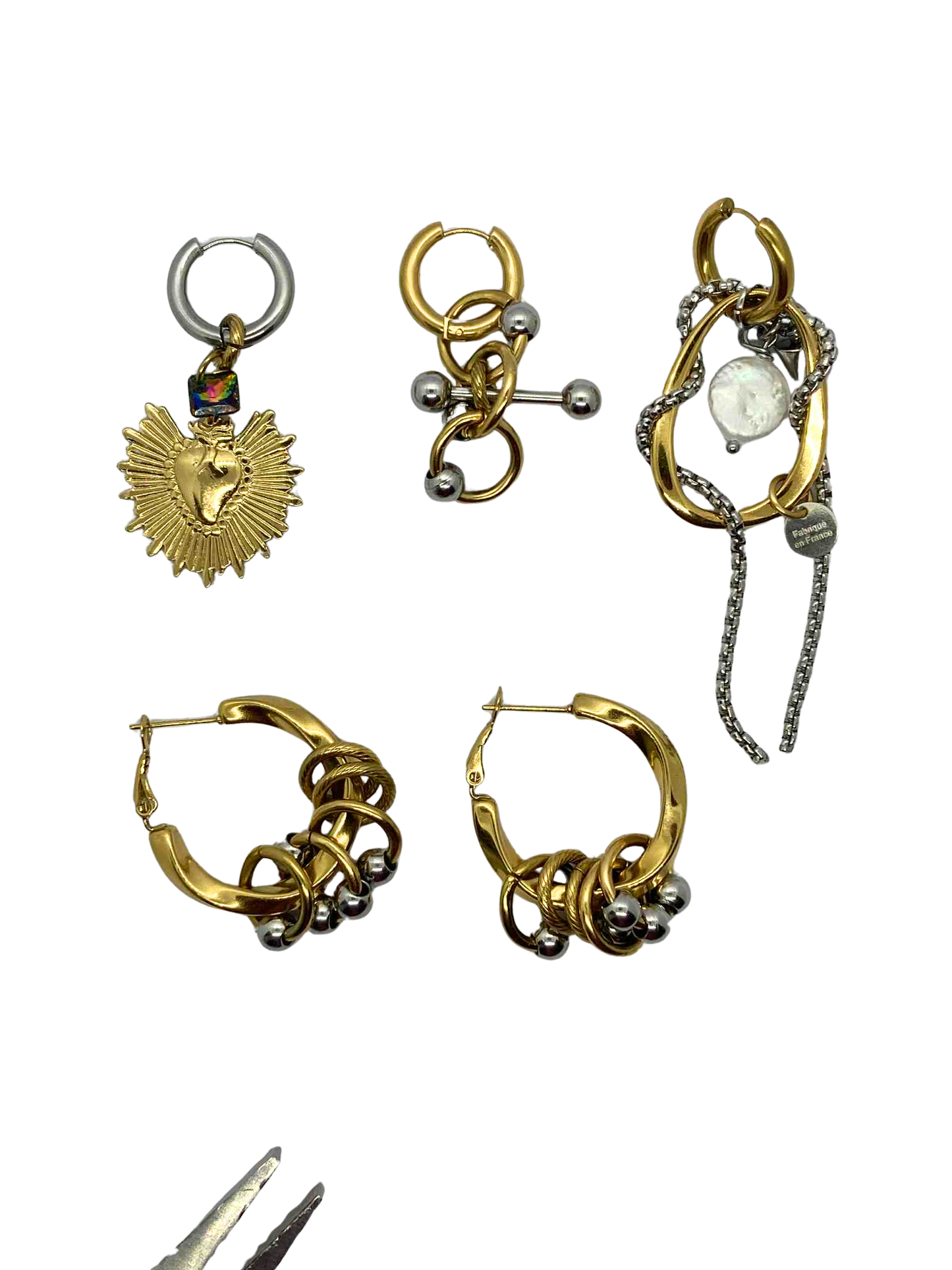 Paire de boucle d'oreille Skye*4